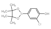 3-Chloro-4-hydroxyphenylboronic acid, pinacol ester structure