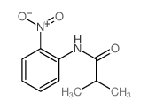 Propanamide, 2-methyl-N-(2-nitrophenyl)- Structure