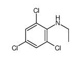 2,4,6-trichloro-N-ethylaniline Structure