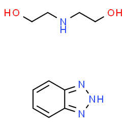 2,2'-iminobisethanol, compound with 1H-benzotriazole (1:1) Structure