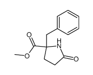 2-benzyl-5-oxo-pyrrolidine-2-carboxylic acid methyl ester Structure