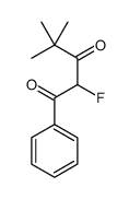2-fluoro-4,4-dimethyl-1-phenylpentane-1,3-dione结构式