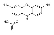 nitric acid,10H-phenoxazine-3,7-diamine Structure