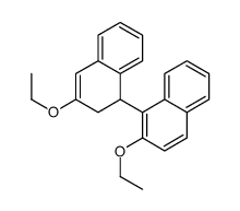 2-ethoxy-1-(3-ethoxy-1,2-dihydronaphthalen-1-yl)naphthalene结构式