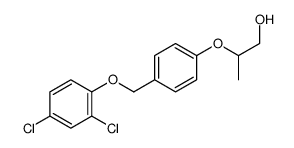 2-[4-[(2,4-dichlorophenoxy)methyl]phenoxy]propan-1-ol Structure