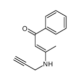 1-phenyl-3-(prop-2-ynylamino)but-2-en-1-one结构式