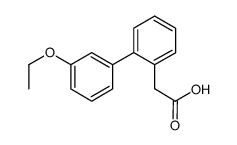 2-BIPHENYL-(3'-ETHOXY)ACETICACID结构式