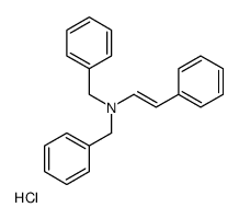 dibenzyl-[(E)-2-phenylethenyl]azanium,chloride Structure