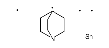 1-azabicyclo[2.2.2]octan-4-yl(trimethyl)stannane Structure