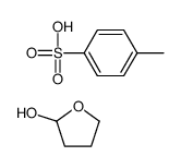 4-methylbenzenesulfonic acid,oxolan-2-ol结构式