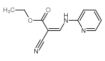 2-氰基-3-(吡啶-2-氨基)-丙烯酸乙酯结构式