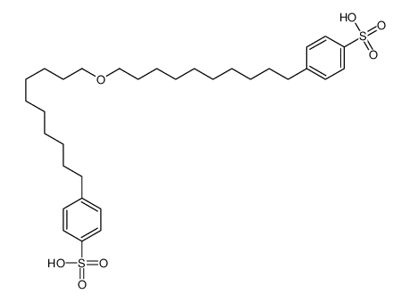 4,4'-oxybis[decylbenzenesulphonic] acid Structure