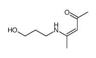 4-(3-hydroxypropylamino)pent-3-en-2-one结构式