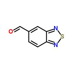 2,1,3-苯并噻二唑-5-甲醛结构式