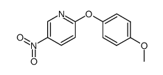 2-(4-methoxyphenoxy)-5-nitropyridine Structure