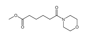 methyl 6-morpholin-4-yl-6-oxohexanoate结构式