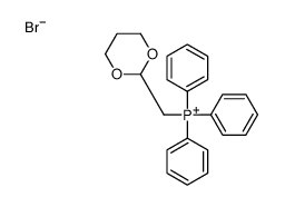 1,3-dioxan-2-ylmethyl(triphenyl)phosphanium,bromide Structure