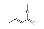3-methyl-1-trimethylsilylbut-2-en-1-one Structure