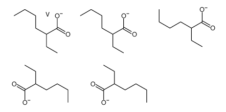 Vanadium 2-ethylhexanoate structure