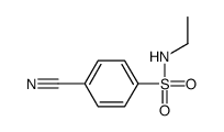 4-cyano-N-ethylbenzenesulfonamide结构式