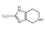 2-甲基-4,5,6,7-四氢-3H-咪唑并[4,5-c]吡啶结构式
