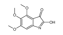 4,5,6-trimethoxy-1H-indole-2,3-dione Structure