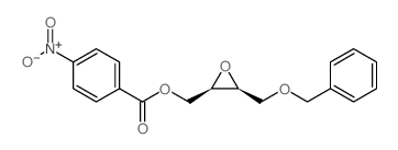 2R,3S)-(+)-3-(苄氧甲基)环氧乙烷-2-甲醇4-硝基苯甲酸酯结构式