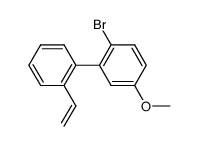 2-bromo-2'-vinyl-5-methoxybiphenyl Structure
