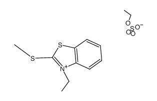 ethyl 3-ethyl-2-methylthiobenzo[d]thiazolium sulfate Structure