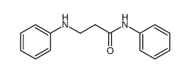 β-anilinopropionic acid anilide Structure