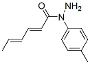 Sorbic acid, 1-p-tolylhydrazide (8CI) Structure