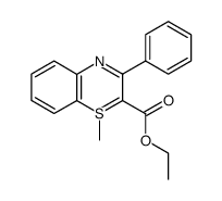 ethyl 1-methyl-3-phenyl-1H-1,4-benzothiazine-2-carboxylate Structure