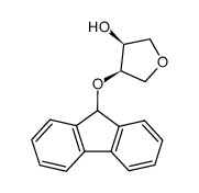 1,4-anhydro-2-O-(9-fluorenyl)-DL-erythritol结构式