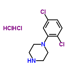 1-(2,5-二氯苯基)哌嗪二盐酸盐结构式