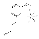 1-丁基-3-甲基吡啶六氟磷酸盐结构式