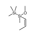 (Z)-4,5,5-trimethyl-4-methoxy-4,5-disilahex-2-ene Structure