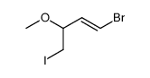 1-bromo-4-iodo-3-methoxy-but-1-ene Structure