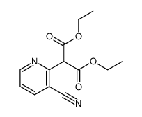 2-(malonic acid diethyl ester), 3-cyano-pyridine Structure