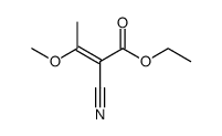 β-methoxyethylidene cyanacetate d'ethyle Structure