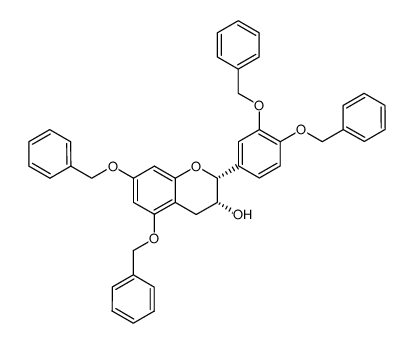 tetrabeuzyl-(-)-epicatechin Structure