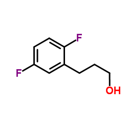 3-(2,5-二氟-苯基)-1-丙醇结构式