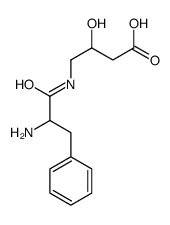 4-[(2-amino-3-phenylpropanoyl)amino]-3-hydroxybutanoic acid Structure