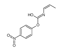 (4-nitrophenyl) N-prop-1-enylcarbamate结构式