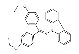 N-carbazol-9-yl-1,1-bis(4-ethoxyphenyl)methanimine结构式