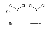 dichloromethyl-[1-(dichloromethylstannyl)ethyl]stannane Structure