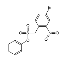 phenyl (4-bromo-2-nitrophenyl)methanesulfonate结构式