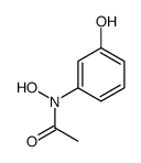 N-hydroxy-N-(3-hydroxyphenyl)acetamide结构式