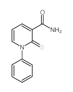 3-Pyridinecarboxamide,1,2-dihydro-1-phenyl-2-thioxo-结构式