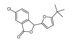 3-(5-tert-butylfuran-2-yl)-6-chloro-3H-2-benzofuran-1-one结构式