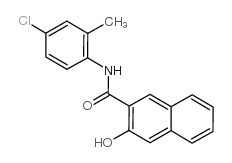 4'-Chloro-3-hydroxy-2'-methyl-2-naphthanilide Structure